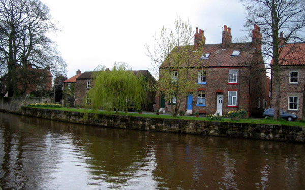 Canal basin in Ripon, Yorkshire