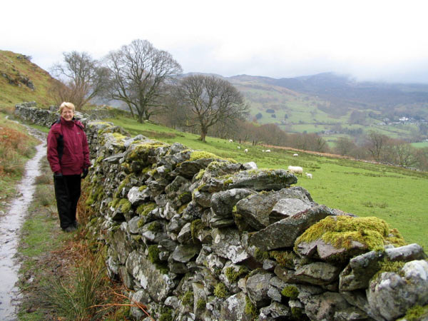 Patty near start of Precipice Walk