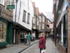 Patty shopping the Shambles in York